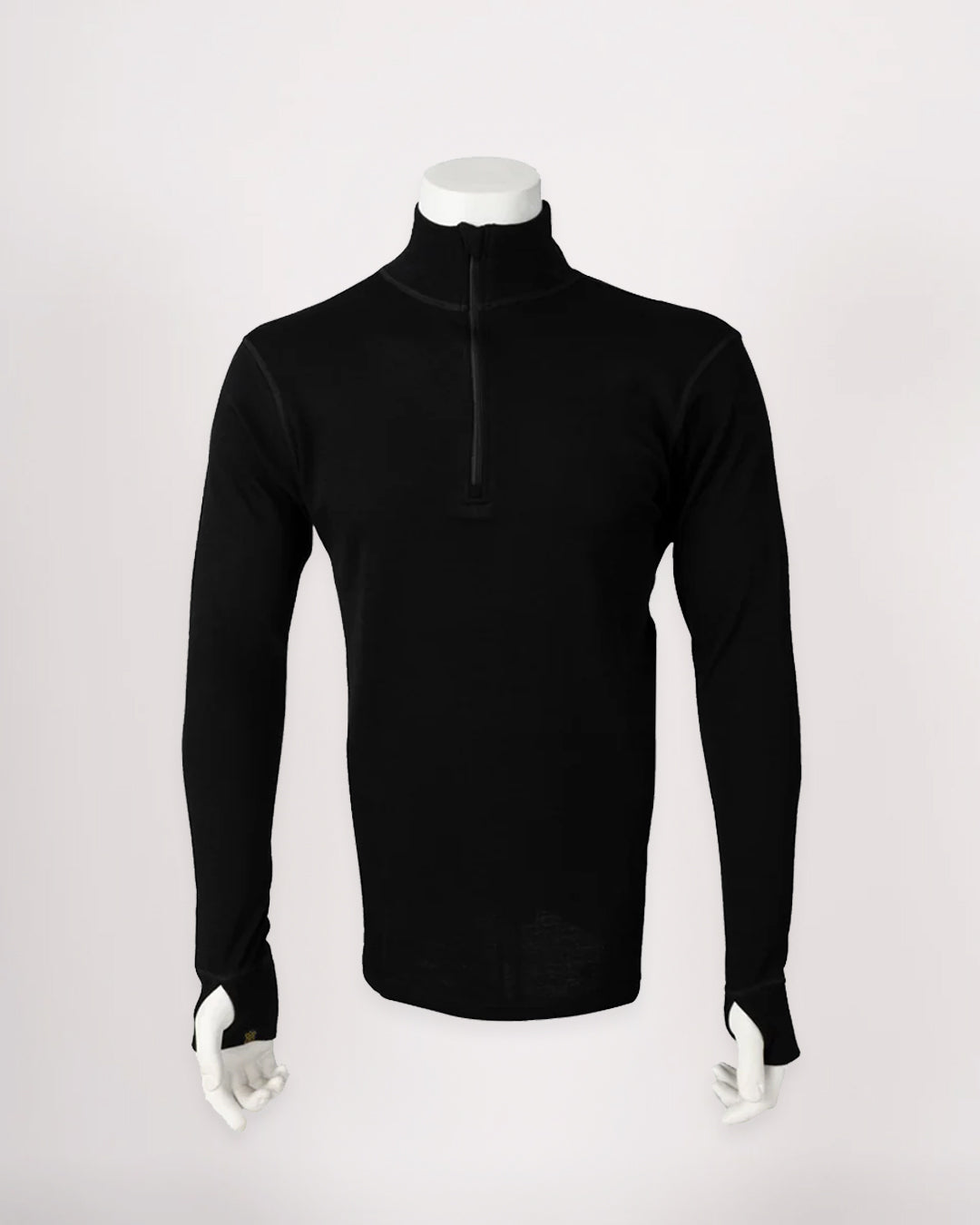 100% Merino Wool Zip Up Base Layer