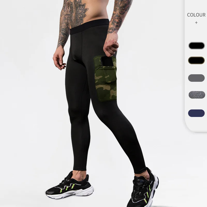Aimpact Men's Sexy Tight Pants Slim Fitted Active Gymi Pants Crossfit Sporty Runningi Leggings Fitness Men's Workout Pants AM18