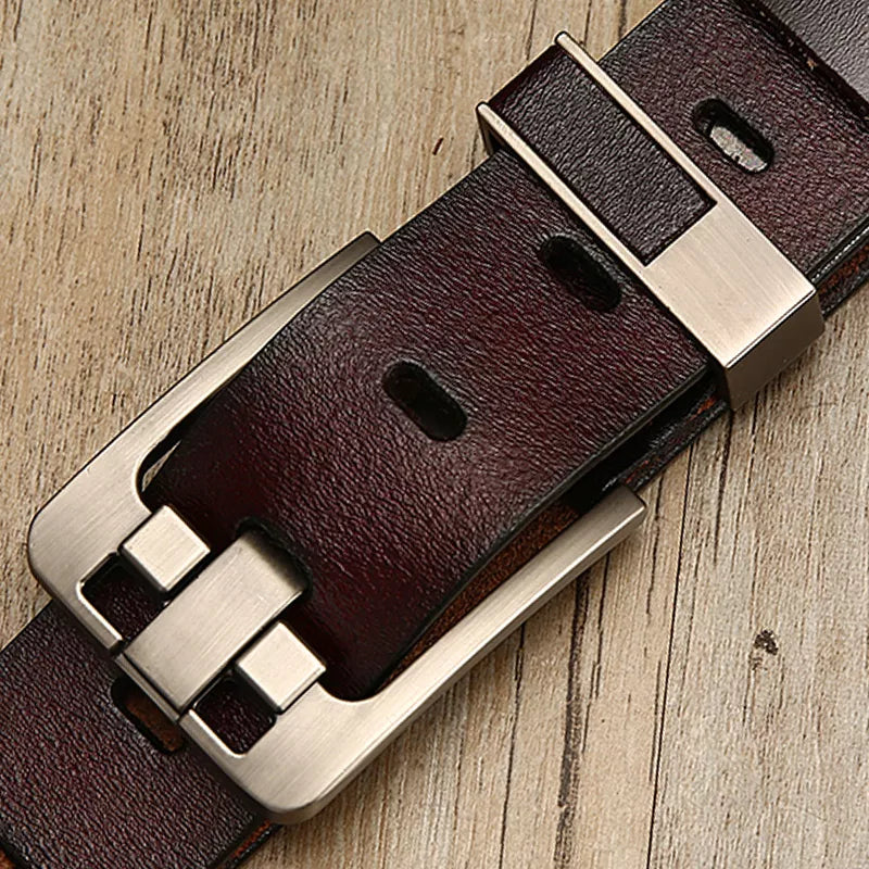 [DWTS]belt Male Leather Belt Men Male Genuine Leather Strap Luxury Pin Buckle Belts for Men Belt Cummerbunds Ceinture Homme