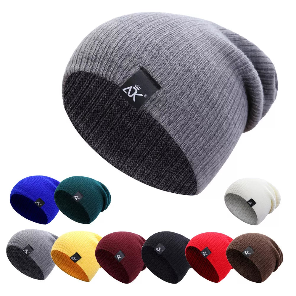 COKK Knitted Beanie Women's Hat Winter Men Skullies Beanies Warm Casual Slouchy Hat Crochet Beanie Hat Female Baggy Cap Tentacle