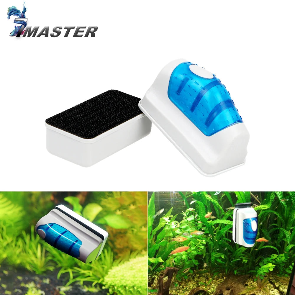 Magnetic Aquarium Fish Tank Glass Algae Scraper Cleaner