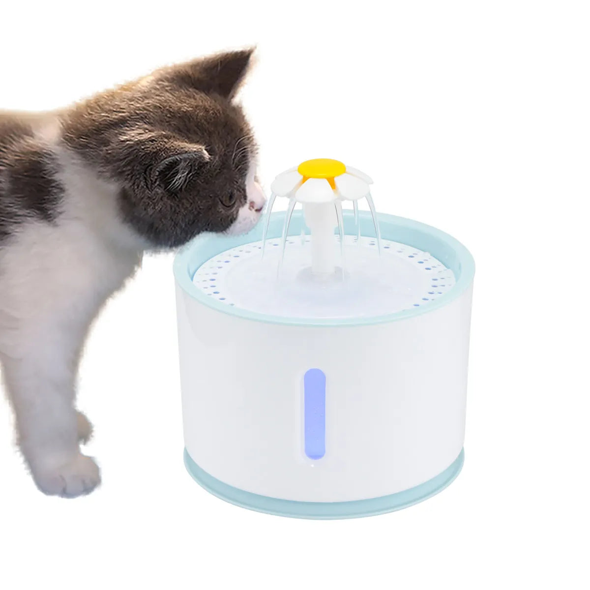 2.4L Automatic Pet Cat Water Fountain Drinker Feeder Bowl Fountain Dispenser