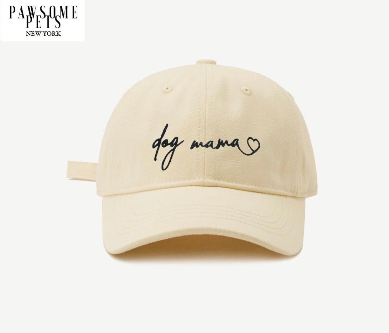 Dog Mom Hat - Clear Orange