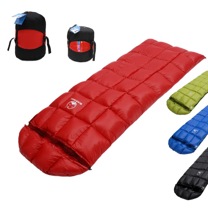 Winter Spring Cold Weather Adult Regular 95% White Goose Down Sleeping Bag