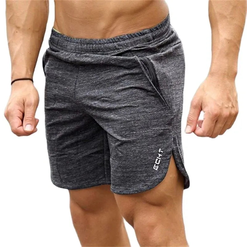 Men Gym Cotton Shorts Running Jogging Sports Fitness Bodybuilding Bermuda Male Summer Crossfit Workout Training Short Pants