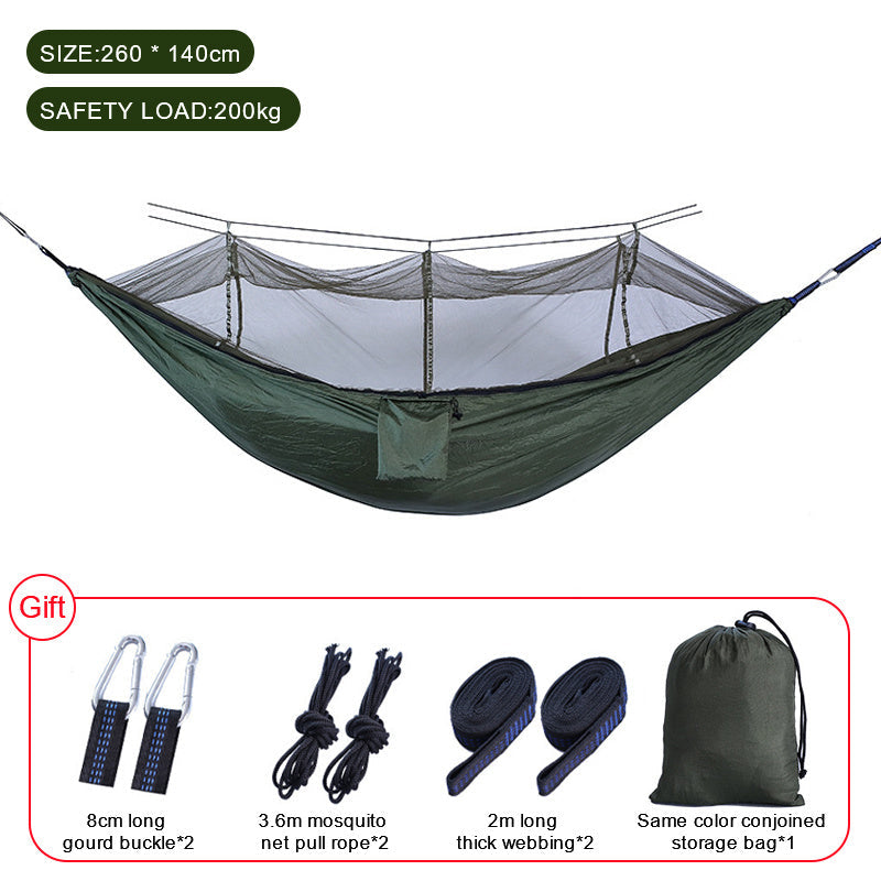 Sleeping Hammock Outdoor Parachute Camping Hanging Sleeping Bed Swing Portable Double Chair Wholesale