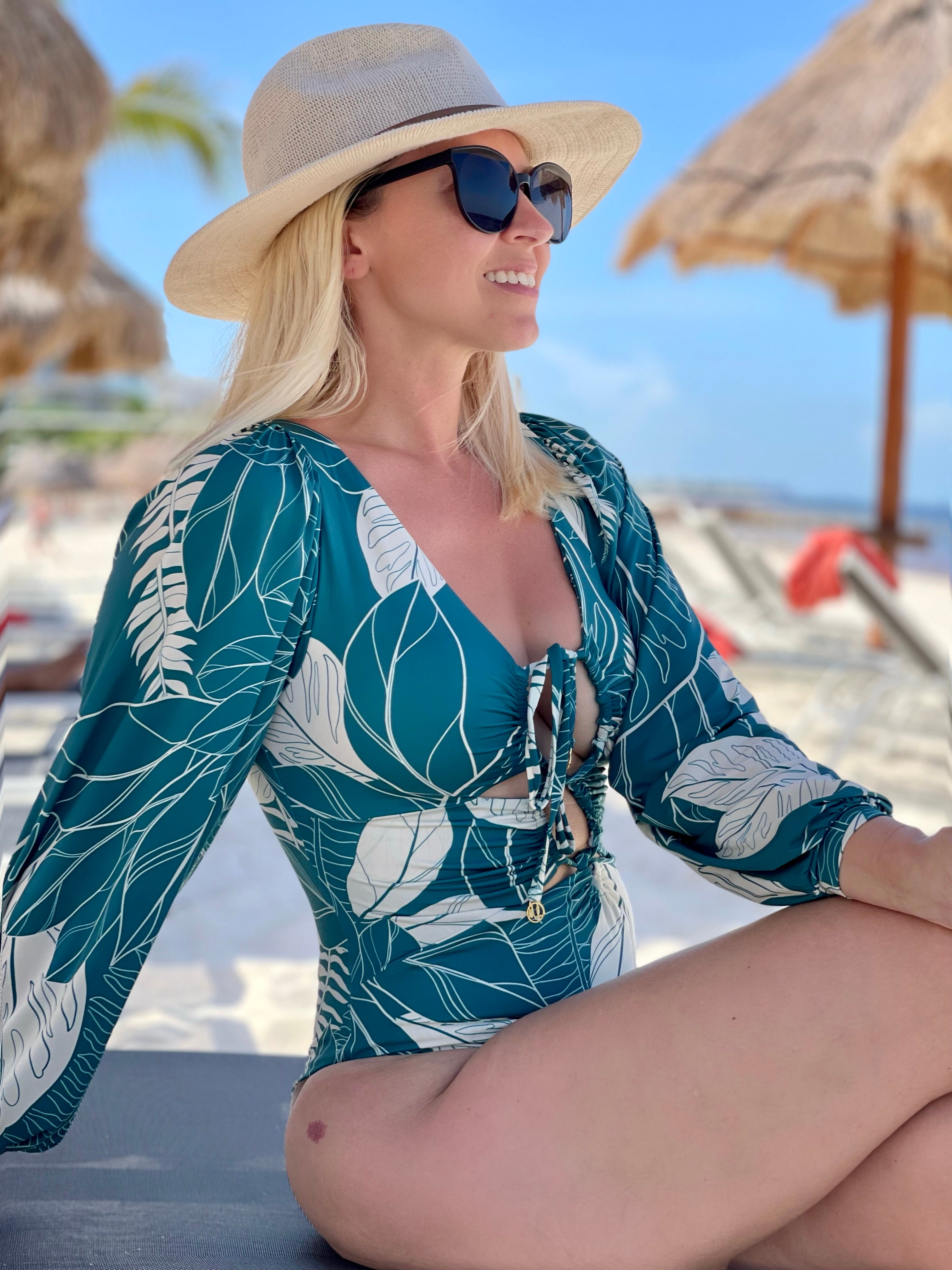 Crisalida Long Sleeve One Piece Swimsuit