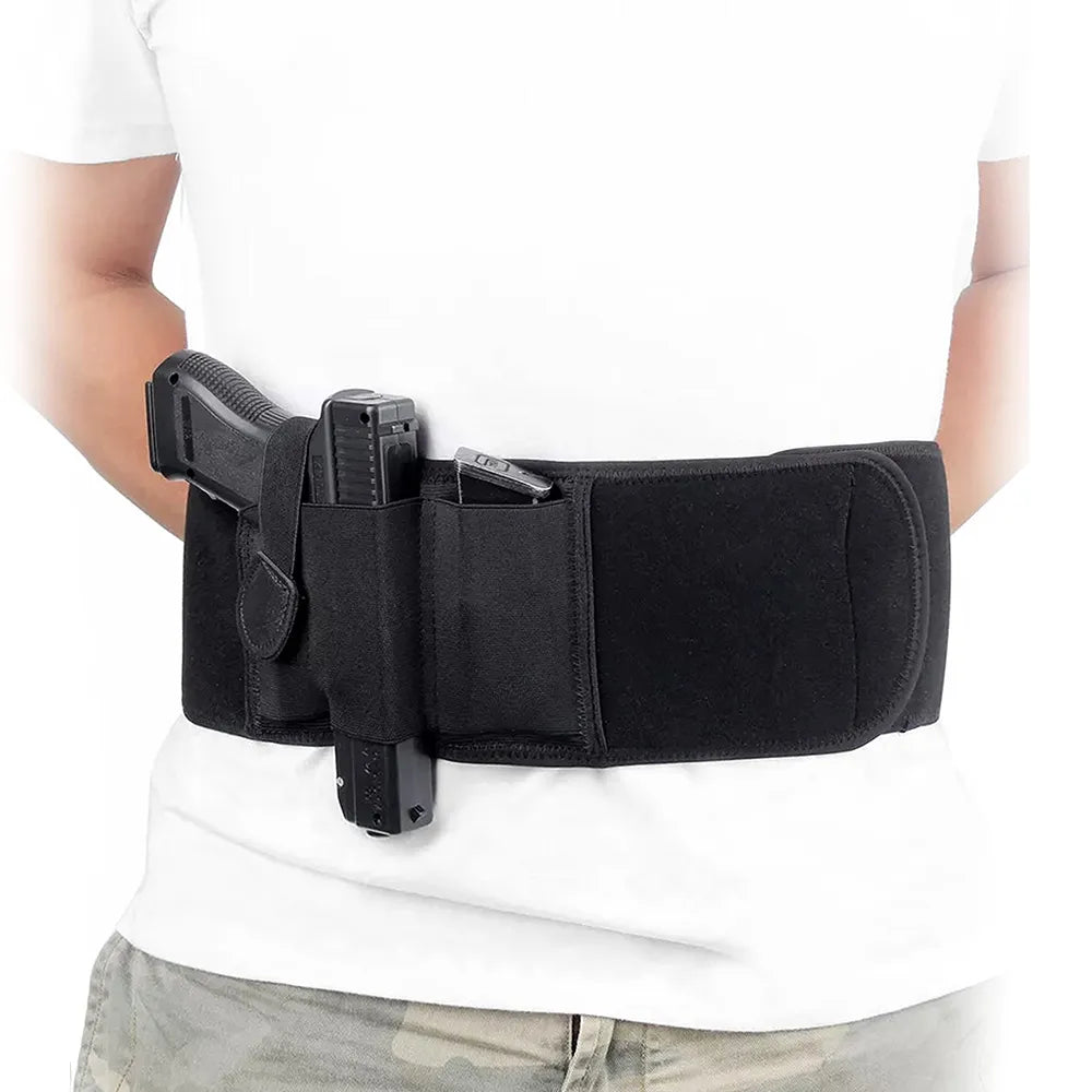 Tactical Pistol Holster Universal Handgun Hidden Holster Belt Mobile Phone Holster Outdoor Hunting Shooting Defense Gun Holster