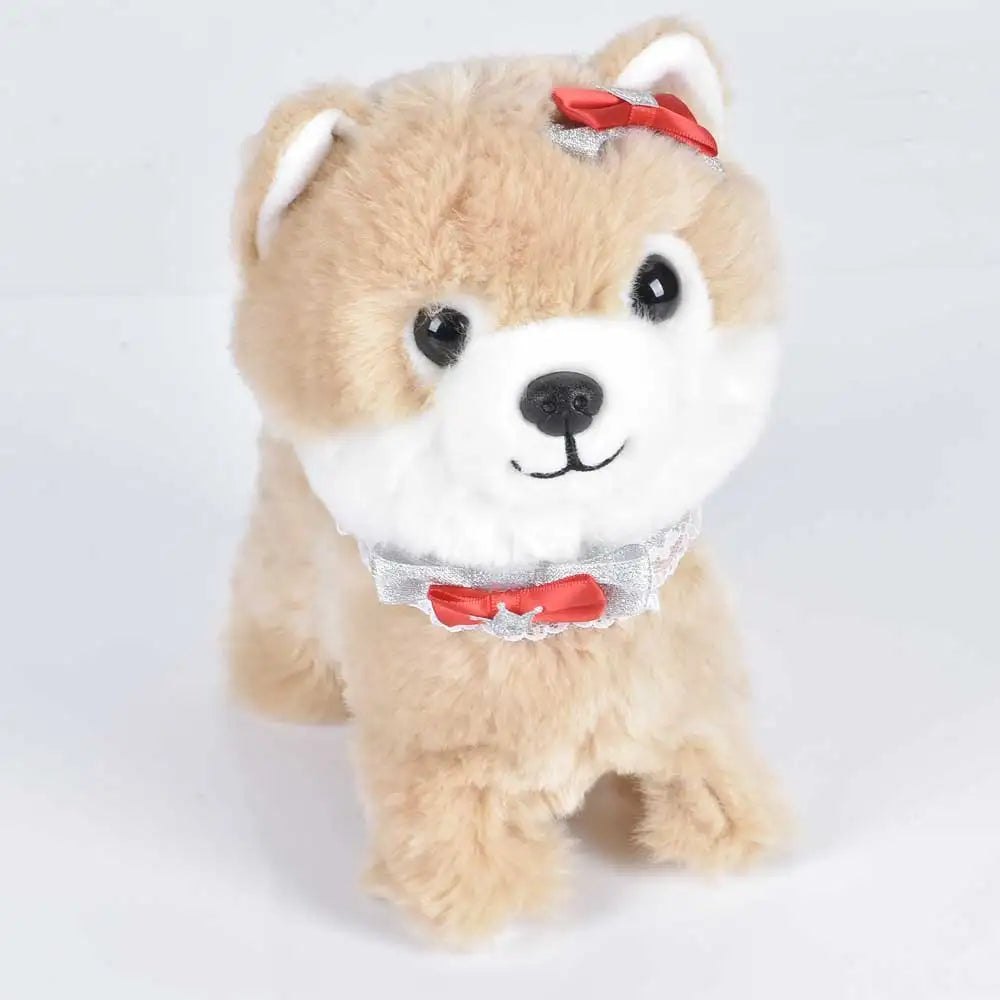 Robot Dog Sound Control Interactive Dog Electronic Toys Plush Puppy Pet Walk Bark Leash Teddy Toys for Children Birthday Gifts