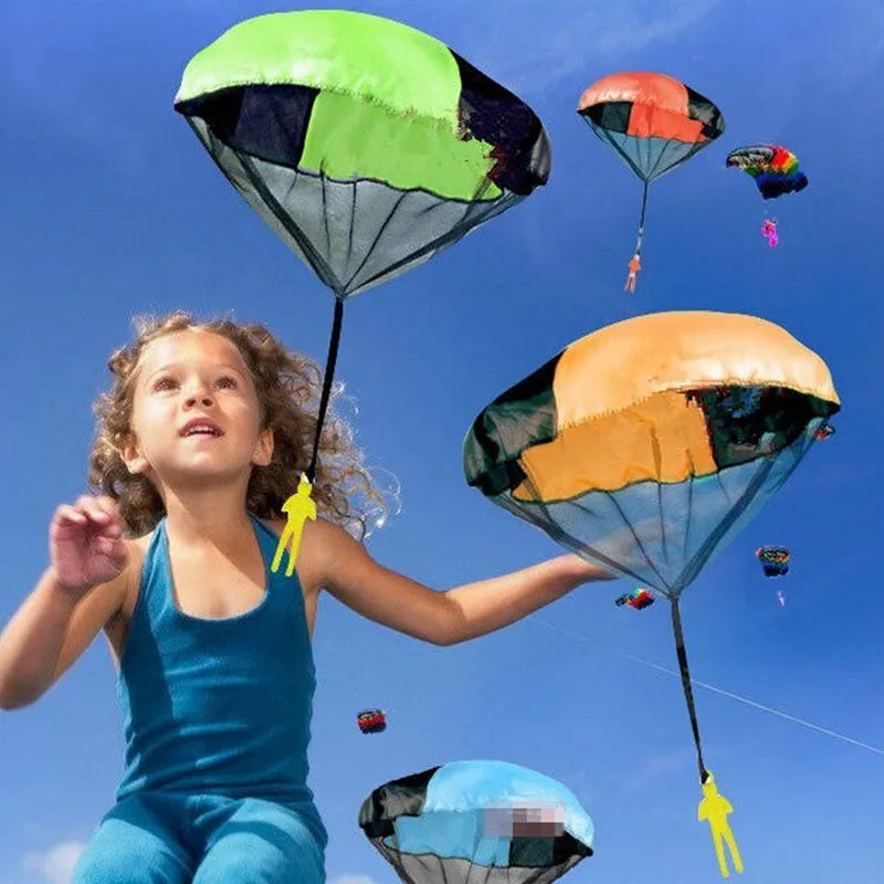2018 Hand Throwing Kids Mini Play Parachute Toy Soldier Outdoor Sports Children's Educational Toys Free Shipping