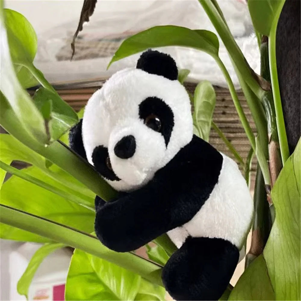 1X 10CM Panda Decoration Toy , Clip Holder Panda Plush Doll