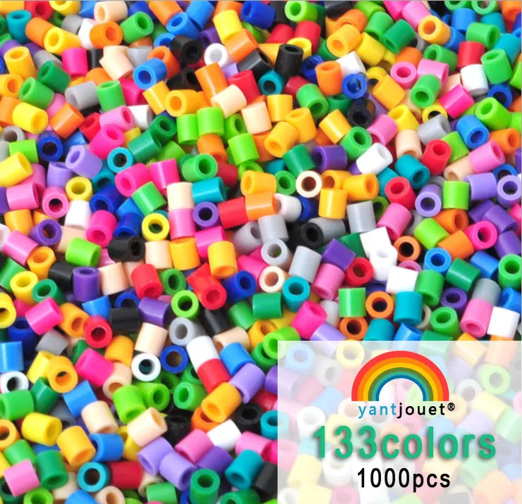 YantJouet 5mm Beads 1000pcs 133color Pixel Art Iron Beads for Kids Hama Beads Diy Puzzles High Quality Handmade Gift Toys