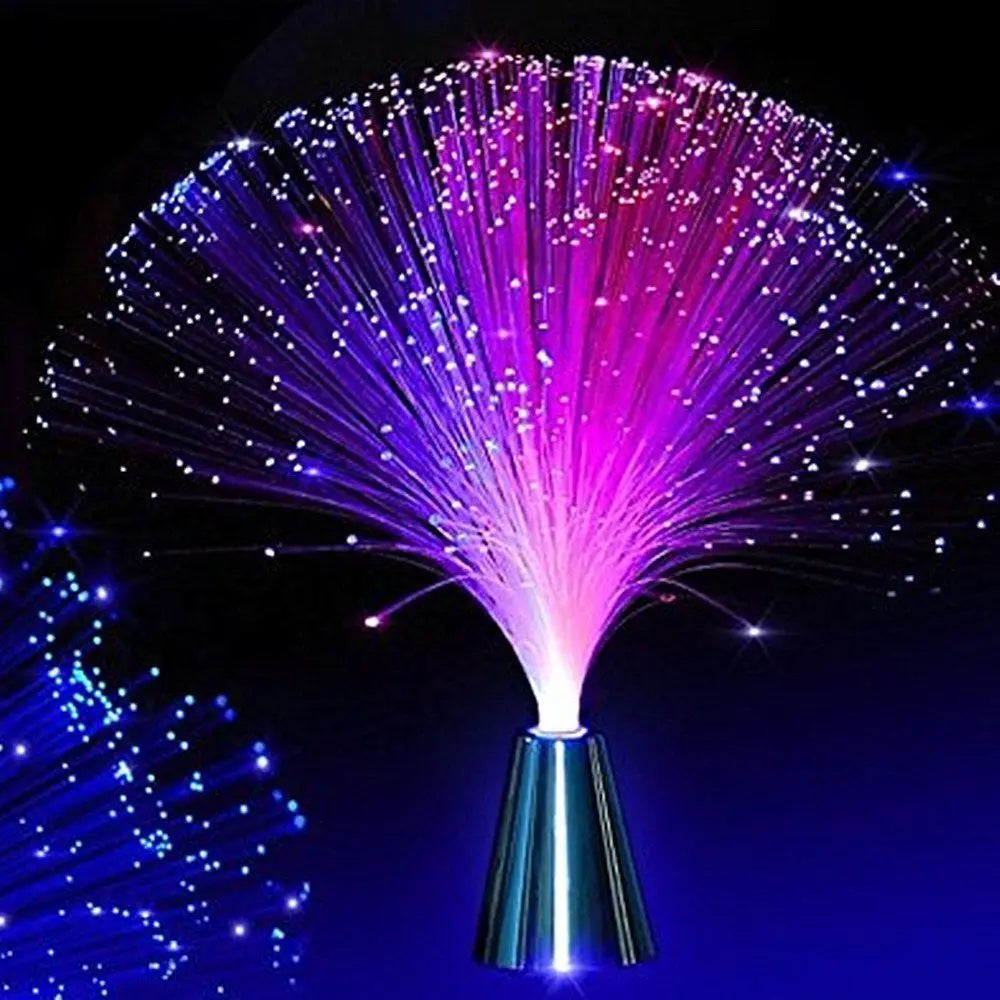 Led Multi Colour Changing Fiber Optic Fountain Night Light Lamp Home Decoration Luminous Toys Sleep Light Luminous Toys