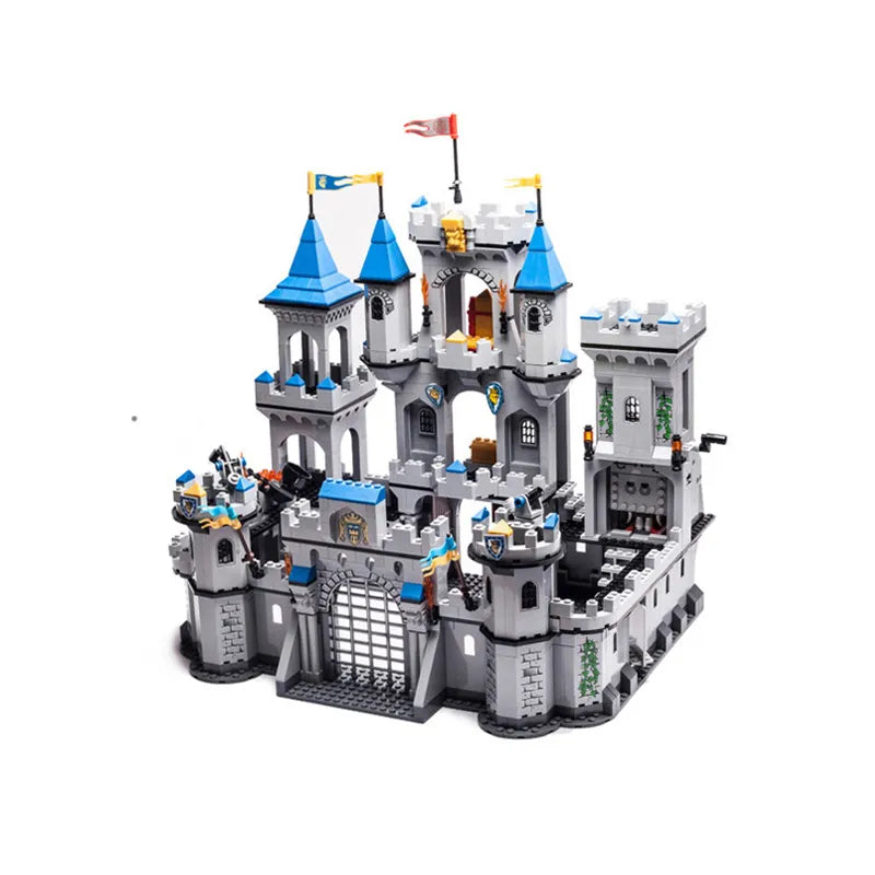Elves Building Block War of Glory Castle Knights the Battle Bunker Educational Bricks Toy Boy Gift