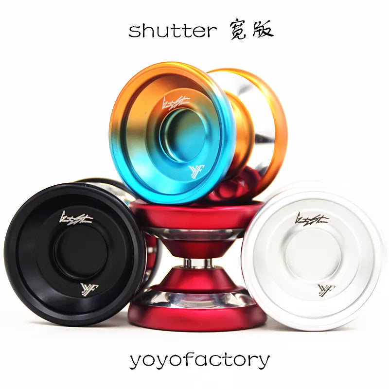 New  YYF Shutter  YOYO Wide Version  Polished Ring Alloy  for Professional Yoyo Player