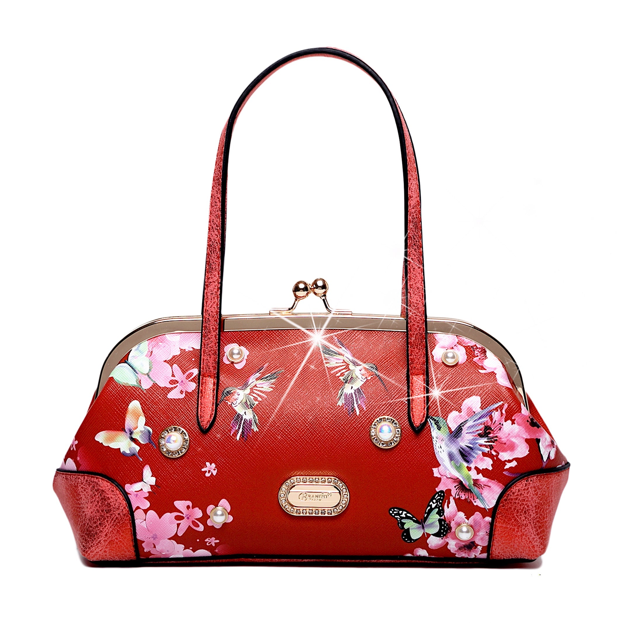 Brangio Elegance in Bloom Handbag