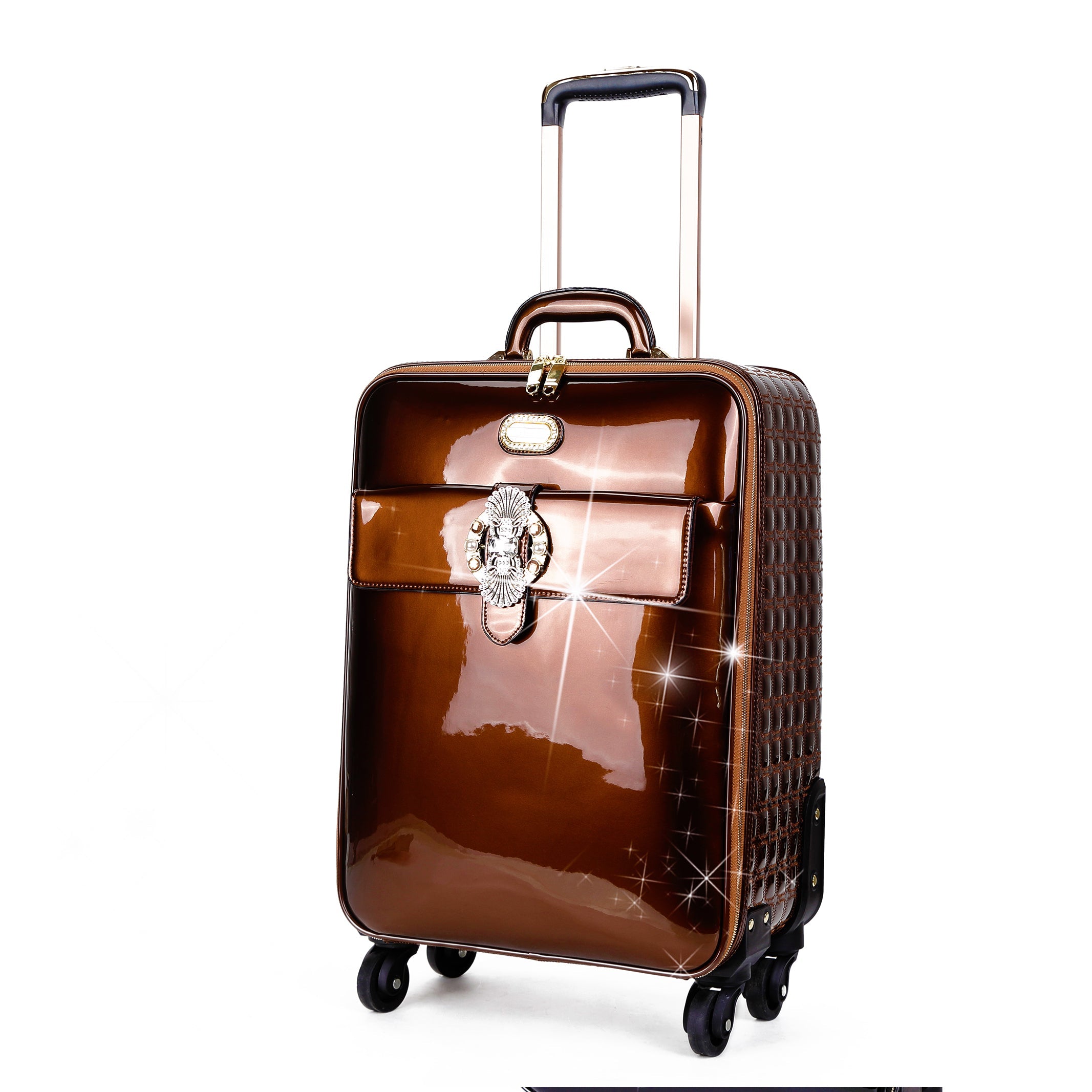 Brangio  Luxurious Glossy Trolley Bag