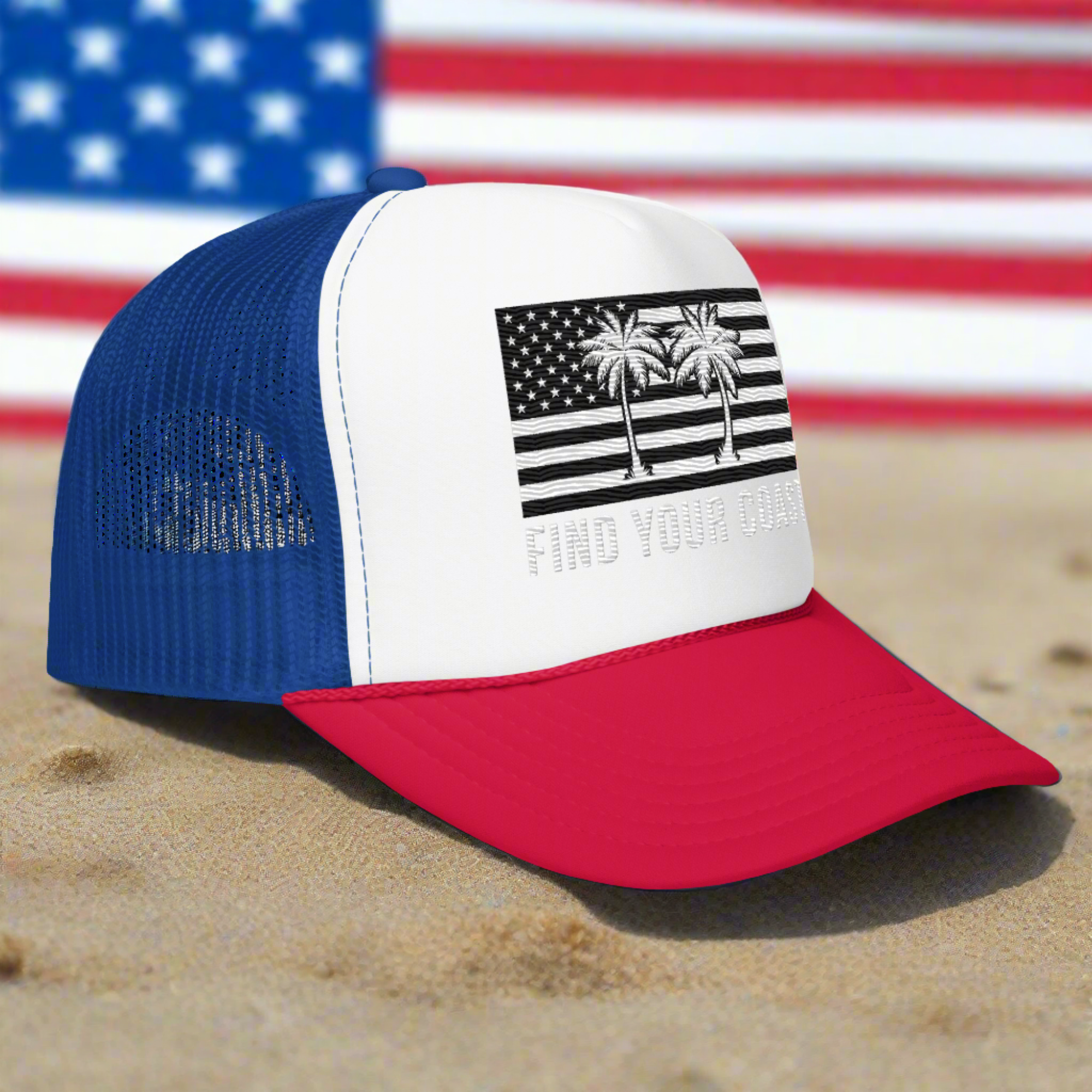Find Your Coast® American Palm Foam Trucker Hats