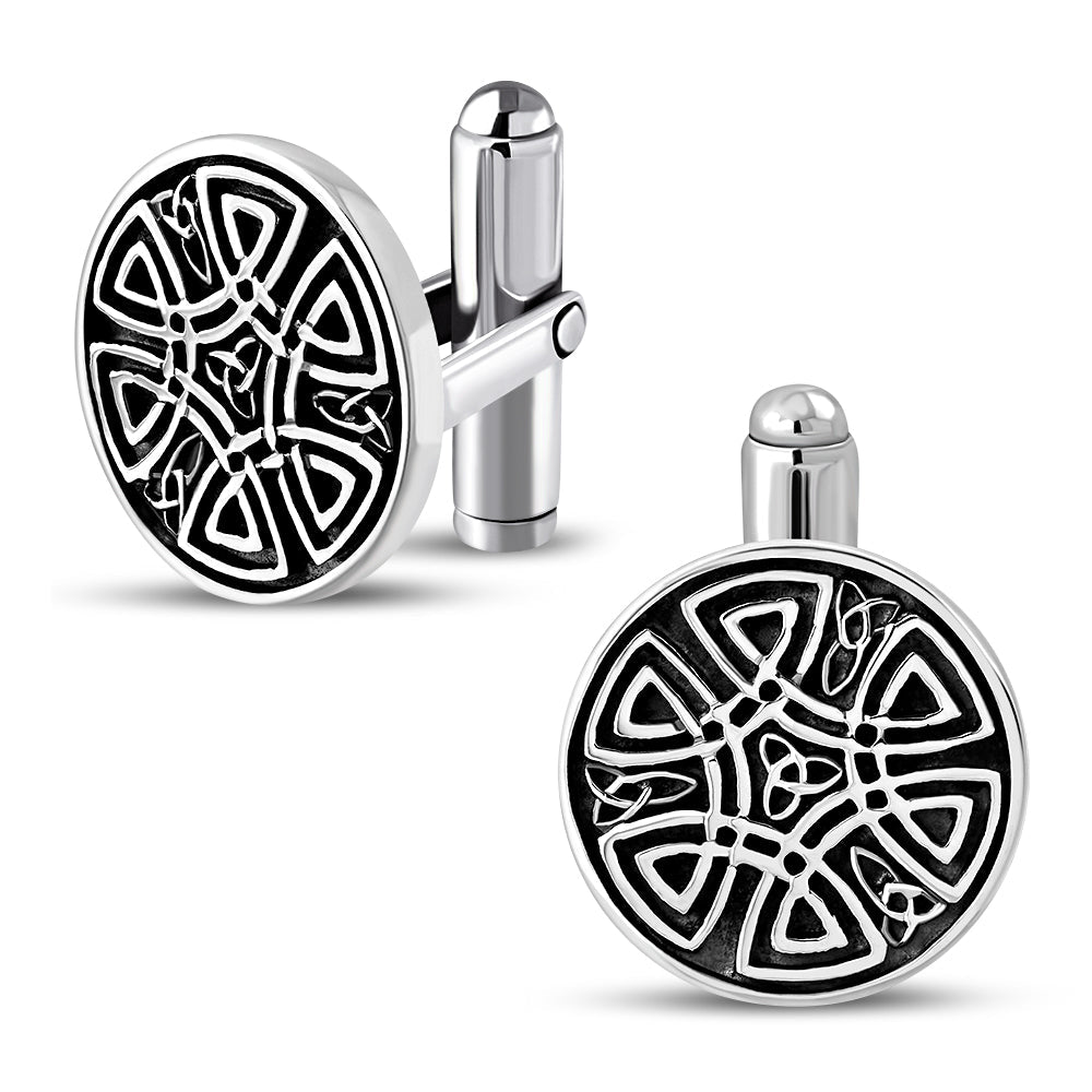 Silver Celtic Knot Cufflinks