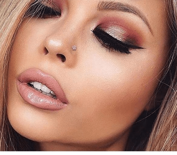 CZ Flower Nose Bone - 3 Color Choices