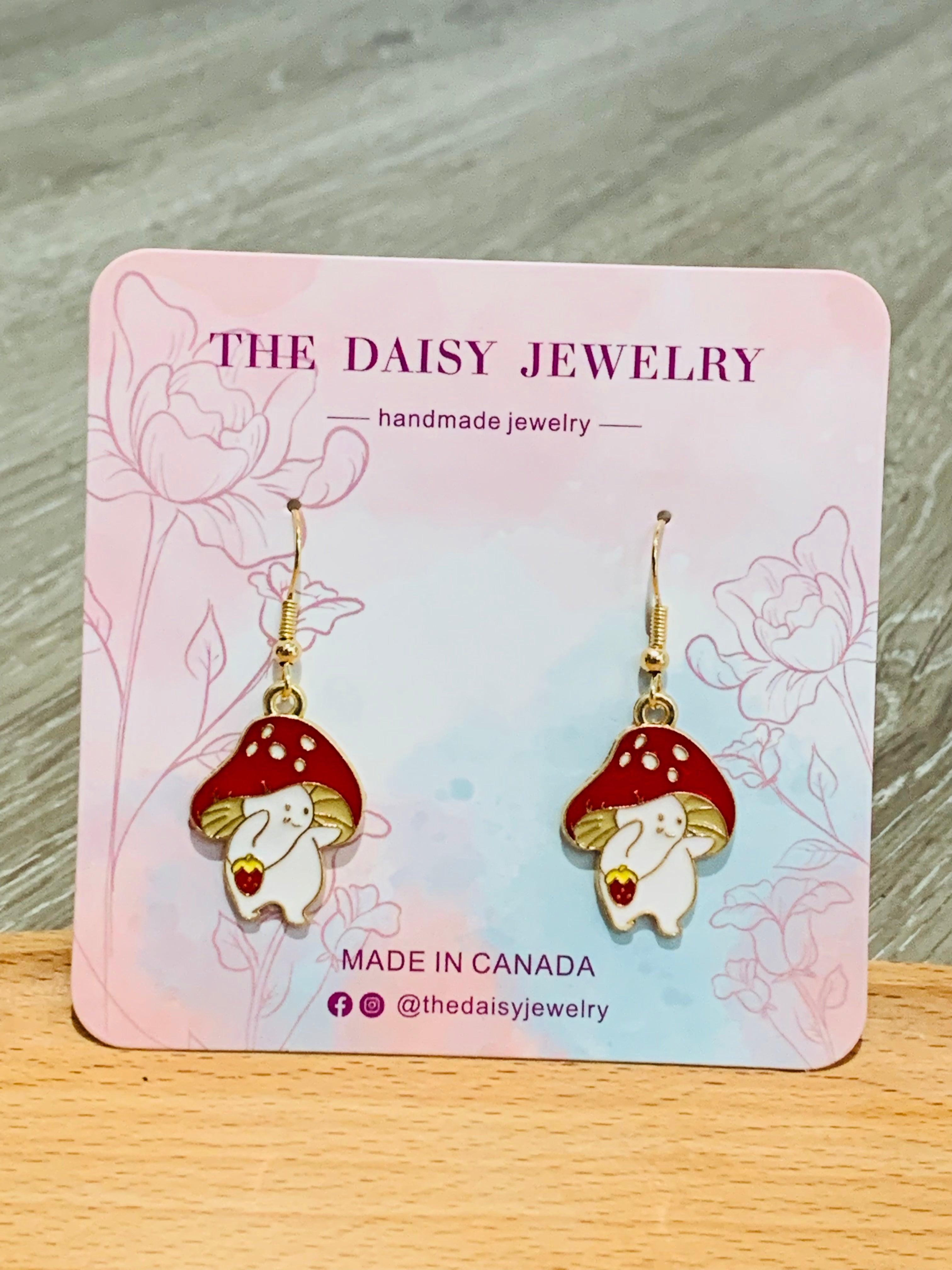 Mushroom Earrings
