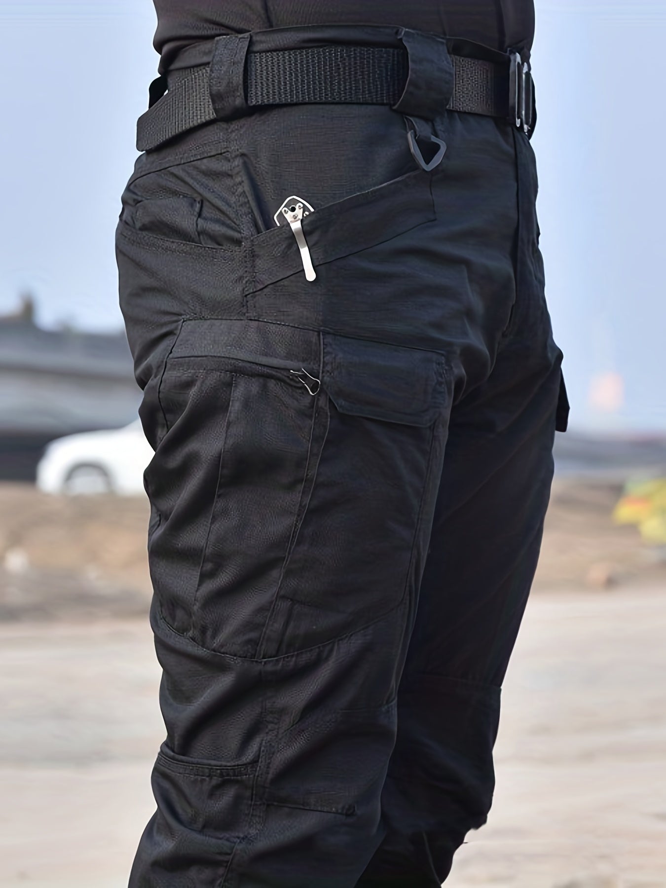 Mens Tactical MultiPocketed Stretchy Breathable Pants