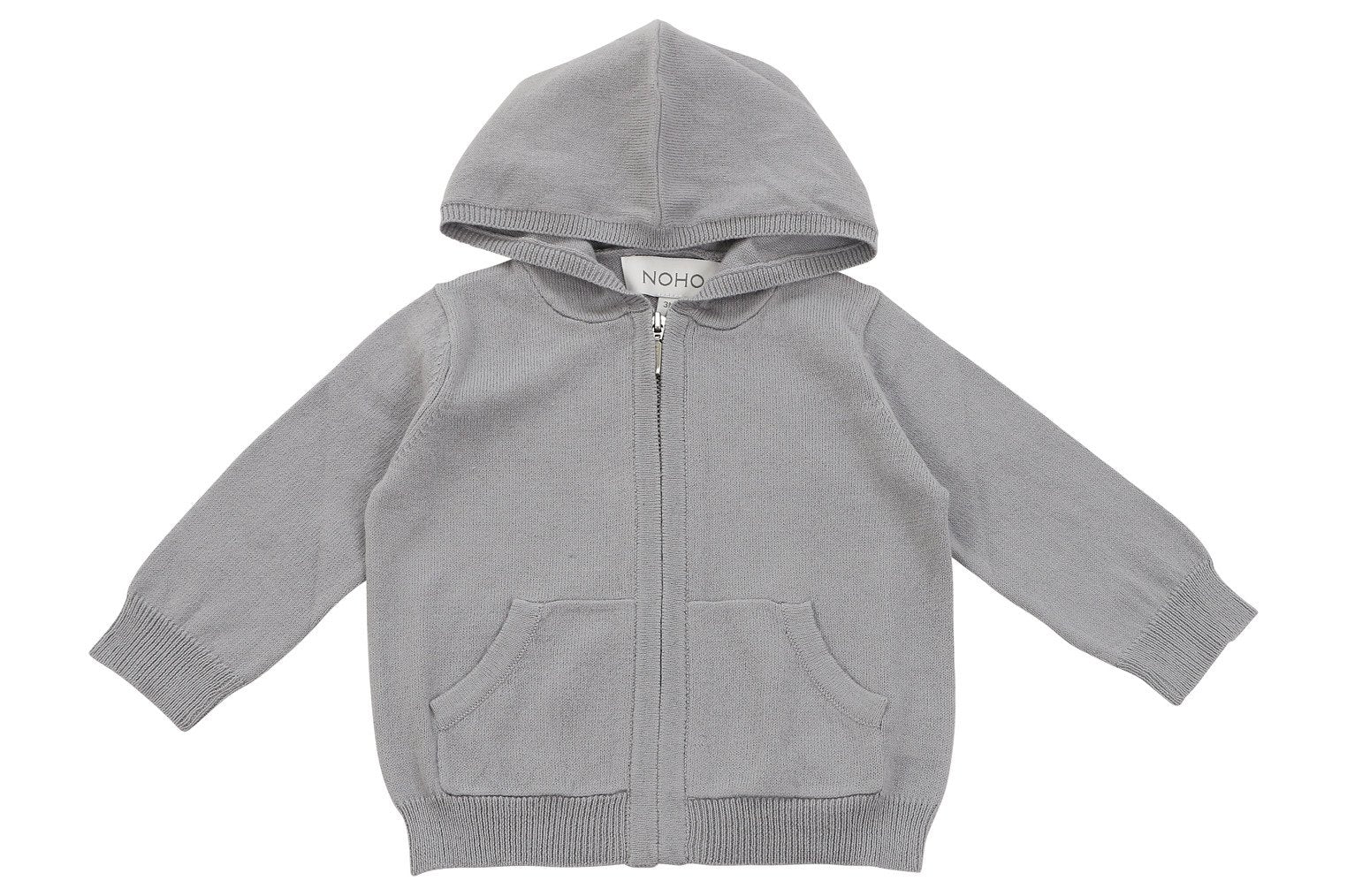 Cotton Cashmere Gray Hoodie