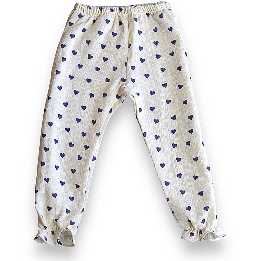 Organic Heart Garden Frill Pants