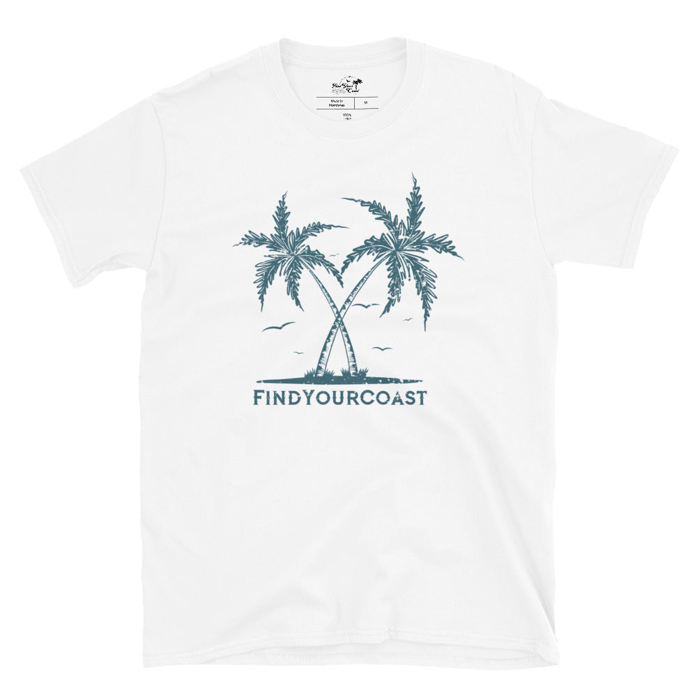 Twin Palms White Short-Sleeve Tee